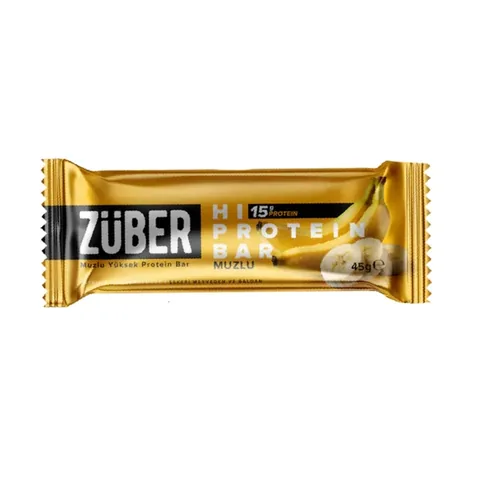 Zuber Протеиновый батончик Banana Hi Protein 45г