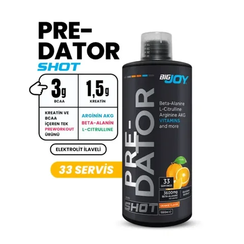 BİGJOY Predator Shot Portakal 1000ml
