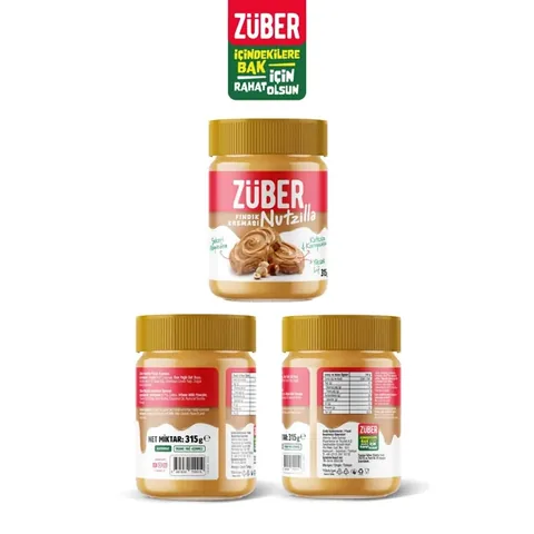 ZÜBER Nutzilla Hazelnut Spread 315g