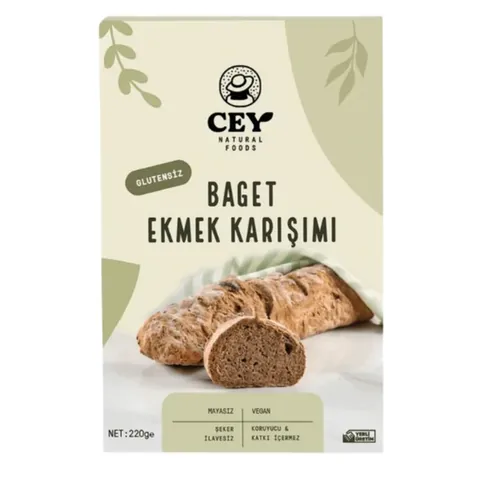 Cey Natural Foods خليط خبز الباجيت 220 جرام
