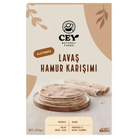 Cey Natural Foods خليط عجين لافاش خالي من الغلوتين 220 جم