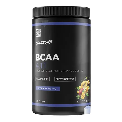Grizzone BCAA 4:1:1 فواكه استوائية 500 جرام