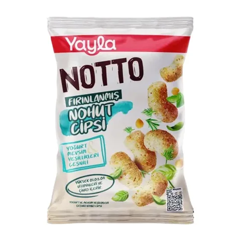 YAYLA Notto Yogurt and Seasonal Greens Flavored Chickpea Chips 55g