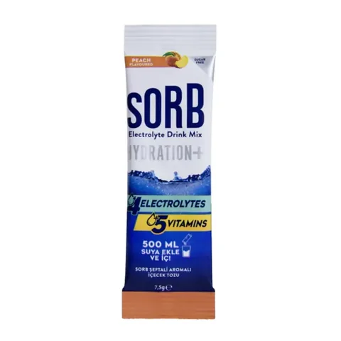 Sorb مزيج مسحوق شراب الإلكتروليت بالخوخ 16g