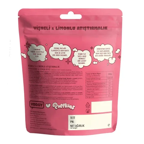 VEGGY Puffkins Sour Cherry Snack 75g