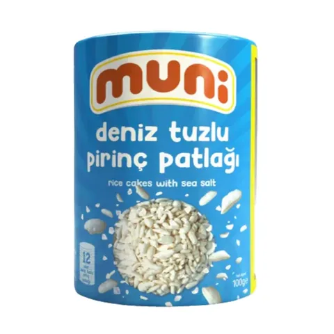 Muni كعكة أرز بملح البحر 100 جرام