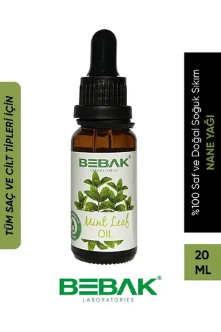 Bebak 100% reines kaltgepresstes Pfefferminzöl 20ml