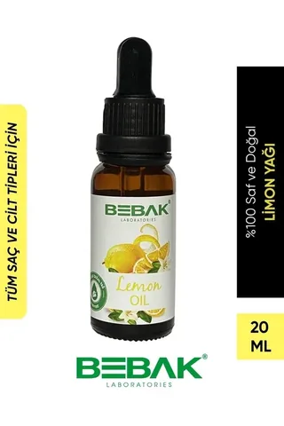 Bebak 100% reines Zitronenöl 20ml