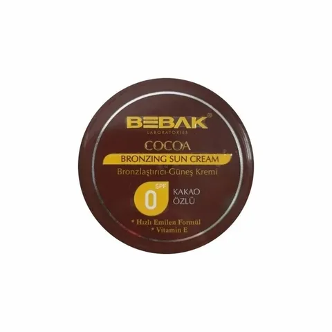 Bebak Kakaoschalenextrakt Sonnenpflege Milch - Schnelltanning Feuchtigkeitscreme 100ml