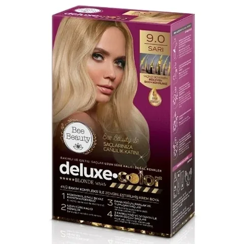 Краска для волос Bee Beauty Deluxe Color Kit 9.0 желтая