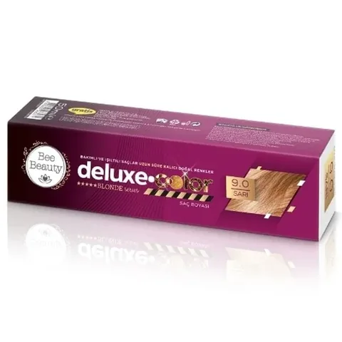 Краска для волос Bee Beauty Deluxe 9.0 желтая