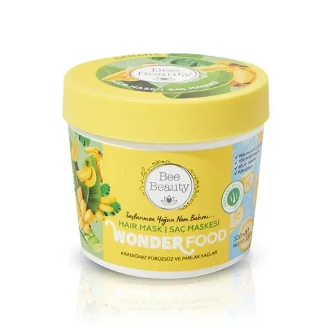 Маска для волос Bee Beauty Wonder Food с банановым экстрактом 300 мл