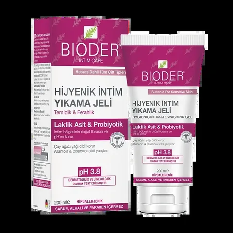 Гигиенический очищающий гель 250 мл для очищения интимной зоны от Bioder By Bioxcin