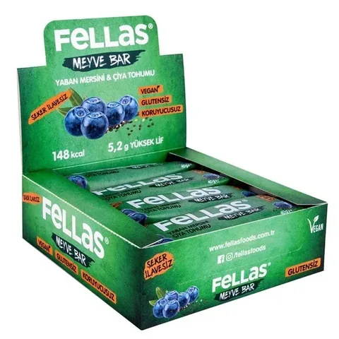 Fellas Chia Heidelbeerfrucht-Riegel - 40g