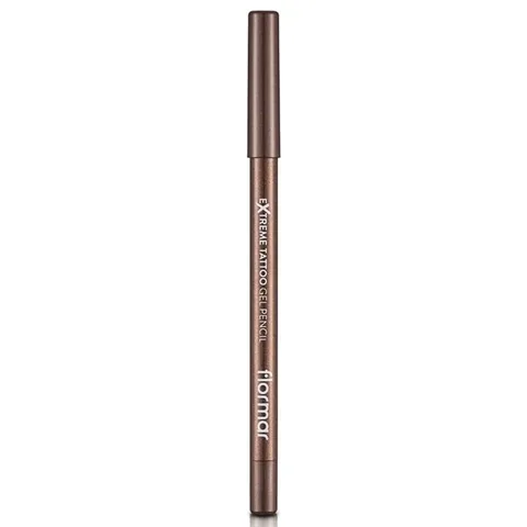 Гель-карандаш для глаз Flormar Extreme Tattoo 01 Блестящий коричневый