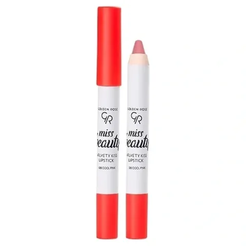 Golden Rose Miss Beauty Velvety Kiss Lippenstift Cool Pink 08