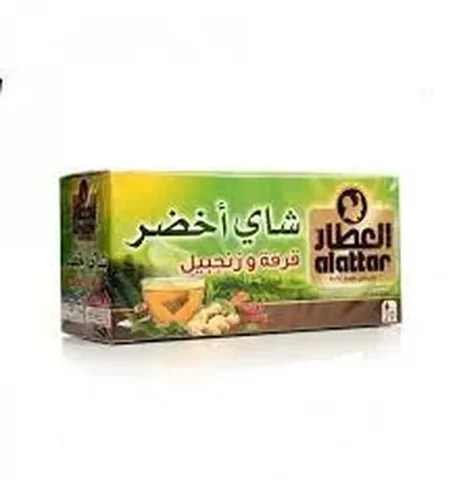 Al-Attar Green Tea Ginger And Cinnamon 20 bags