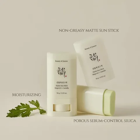 Beauty Of Joseon Mugwort & Camellia Matte Stick Sunscreen Spf 50 18 g