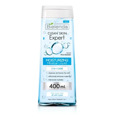 Bielenda Moisturizing Micellar Liquid 3 in 1 care 400 ml
