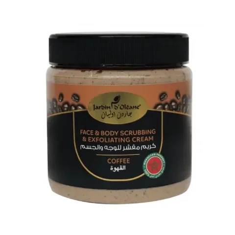 Jardin Oleane Gesichts- und Körperpeelingcreme Kaffee 500 ml