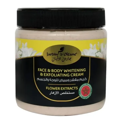 Jardin Oleane Face And Body Whitening And Exfoliating Cream Flower Extract 500 ml