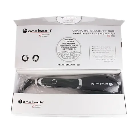Oneteck Ceramic Hair Straightening Brush Sb-2700