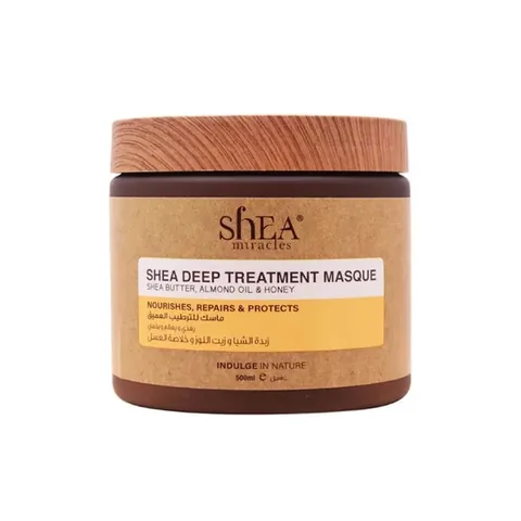Shea Miracles Shea Deep Treatment Masque With Shea Butter, Almond Oil And Honey 500 g