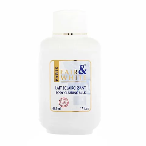 Fair and White Milchlotion zur Aufhellung von dunklen Flecken 485 ml