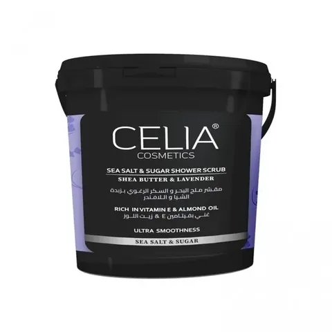 Celia Lavendel und Sheabutter Peeling Salz und Zucker 600g von Celia