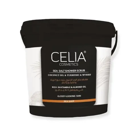 Celia Kurkuma und Myrrhe Schaum-Salzpeeling mit Kokos 600g