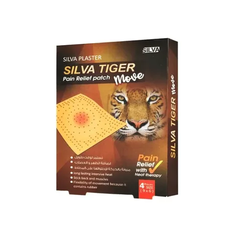 Self-Adhesive Back Patches Move from Silva Plaster - 4 Pieces