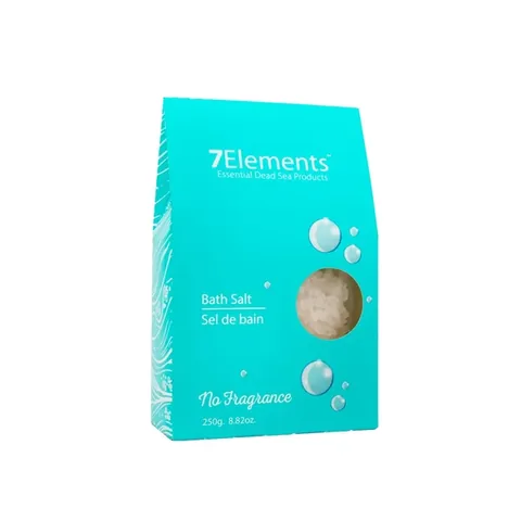 Dead Sea Bath Salt Unscented - By 7 Elements 250g