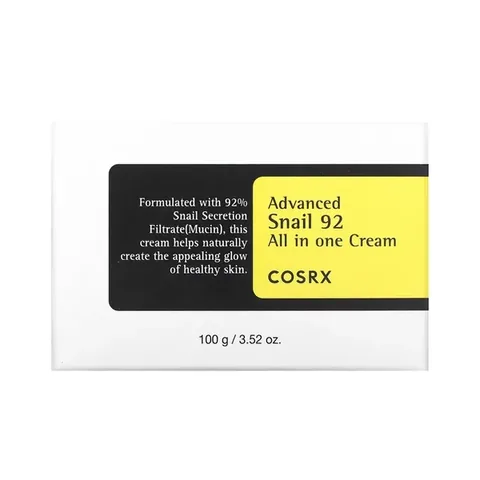 Kusrex 92 Advanced All-in-One Snail Cream - 100g