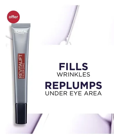L'Oreal Anti-Aging Eye Cream with Hyaluronic Acid 15ml