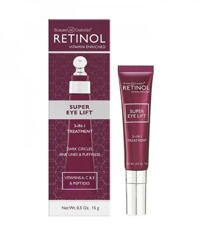 Retinol Eye Cream for Dark Circles and Puffiness by Skincare Cosmetics, 15g