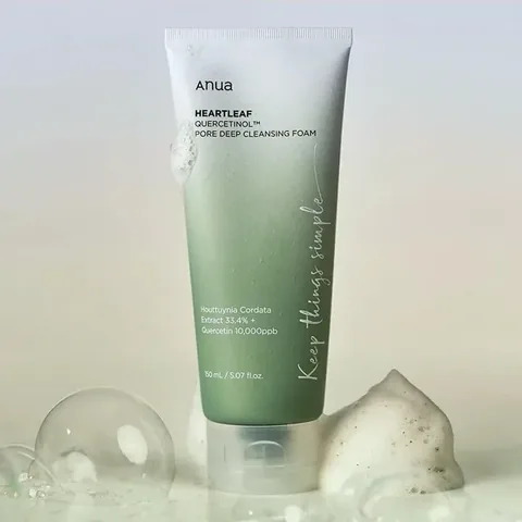 Deep Cleansing Foam for Pores with Quercetinol for Skin by Anwa Birch 150 ml