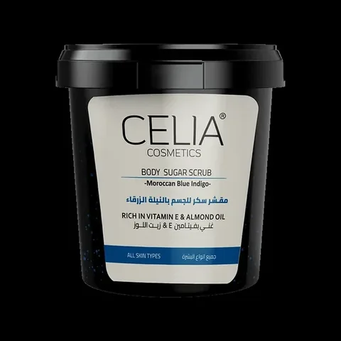 Blauer Indigo Zuckerscrub 600g von Celia