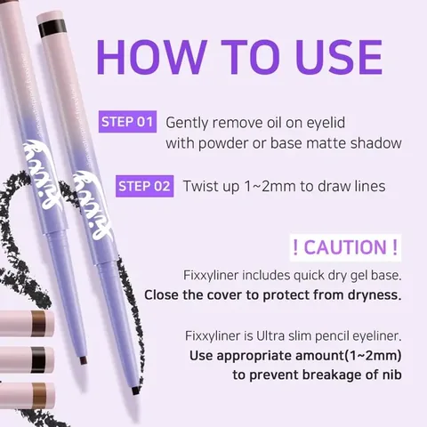 Beachy Sea Smooth Brown Waterproof Thin Eyeliner 03