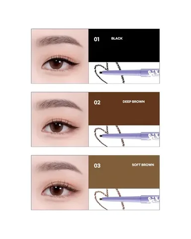 Beachy Sea Smooth Brown Waterproof Thin Eyeliner 03