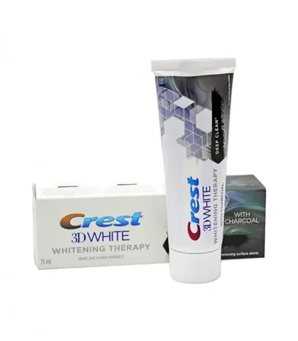 Crest 3D White Deep Clean Toothpaste with Charcoal 75 ml