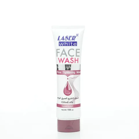Deep Cleansing and Pore Tightening Facial Wash from Laser White for Normal Skin