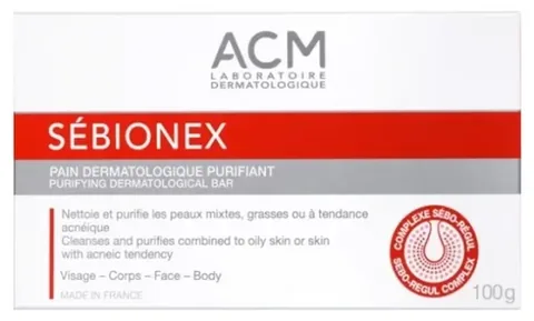 ACM Sebonex Purifying Soap for Acne Treatment - 100g