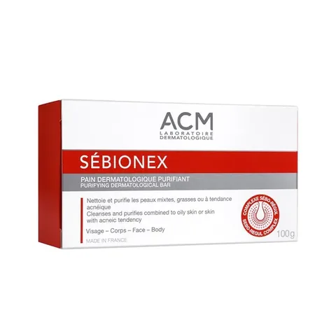 ACM Sebonex Purifying Soap for Acne Treatment - 100g
