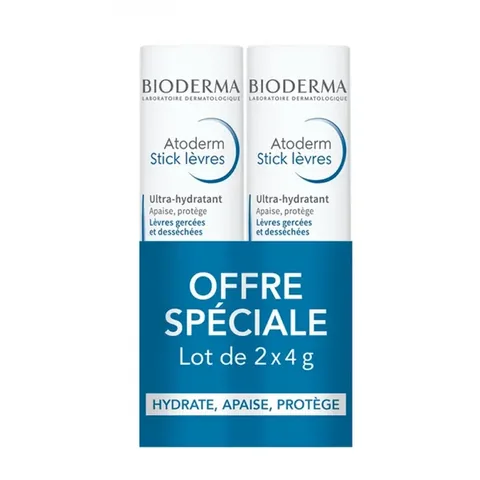 Bioderma Lip Balm - 2×4g