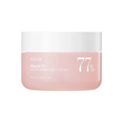 Peach Extract Cream 77% with Niacin - Energizing and Moisturizing - 250ml