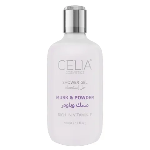 Musk and Powder Shower Gel by Celia 500 ml