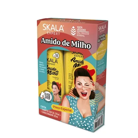 The Milho: Corn Growth Shampoo + Conditioner Set by Scala Expert 325ml