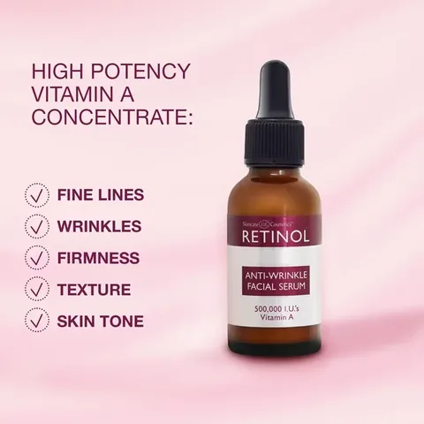 Retinol Facial Serum, Anti-Wrinkle, Firming and Skin Tone Unifying from Skincare Cosmetics 30ml