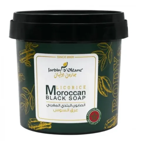 Moroccan Traditional Soap with Licorice from Garden Olian 500 grams