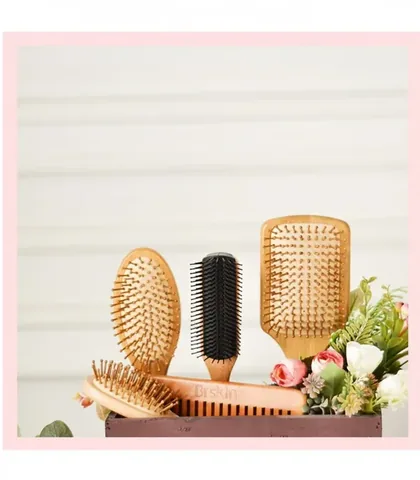 Brskin مجموعة فرش الشعر بمكونات طبيعية من برسكين